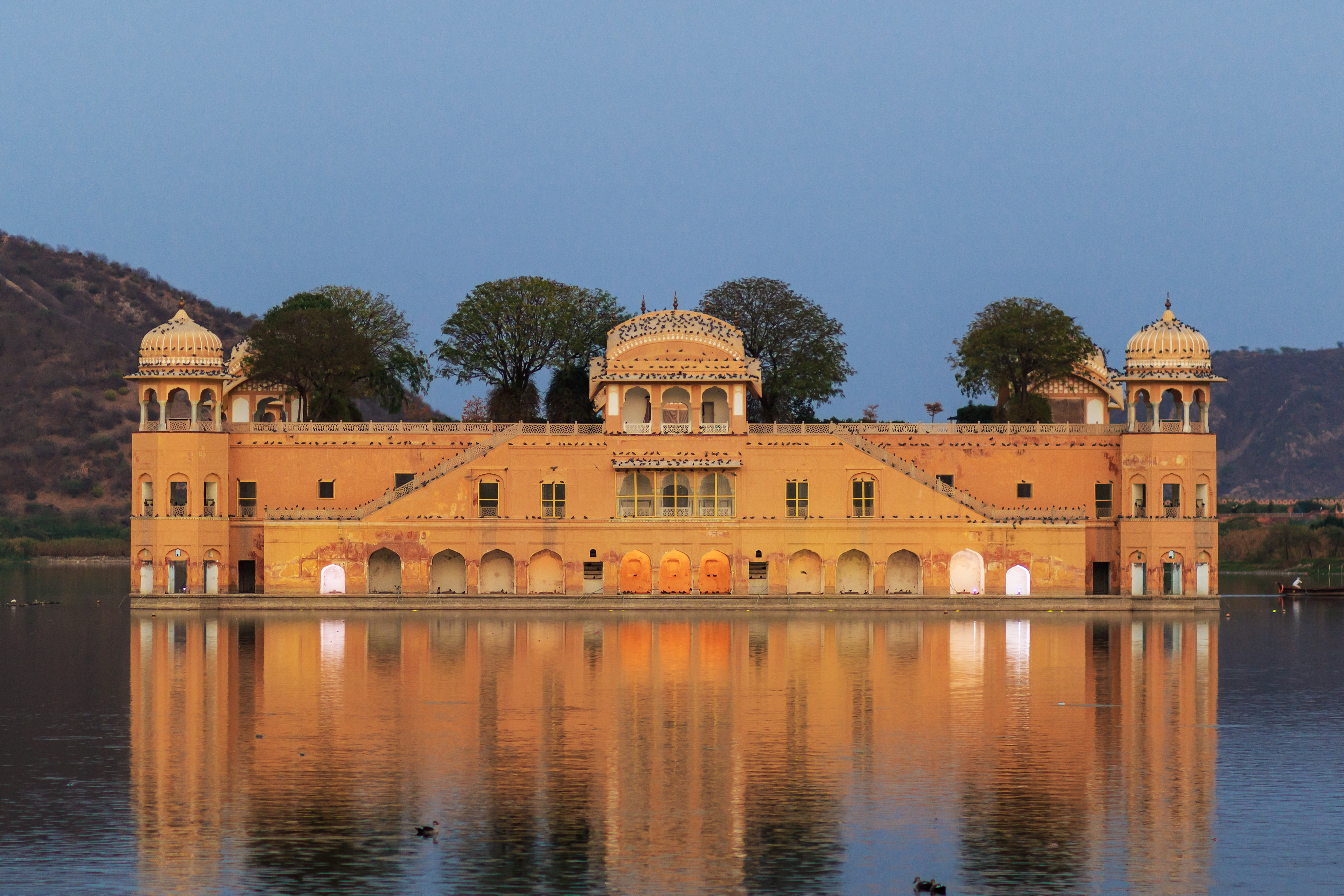 Jal Mahal, the water palace on Man Sagar Lake in Jaipur